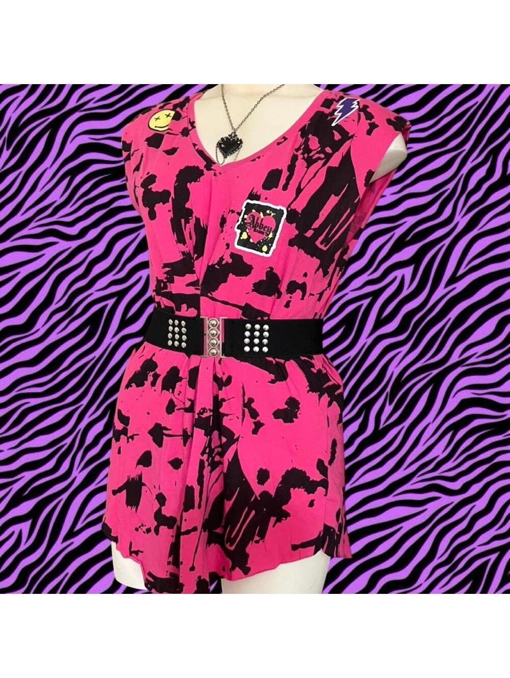 Abbey Dawn Women's Pink and Multi Dress